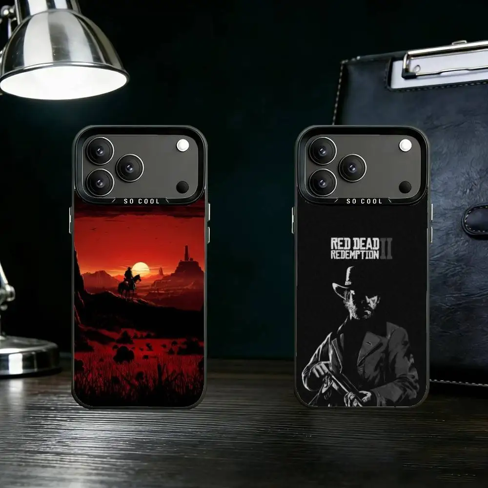 

Game Red Dead R-Redemption Phone Case Color Silver Shell For IPhone 17 16 15 14 13 12 11 Pro Max Plus