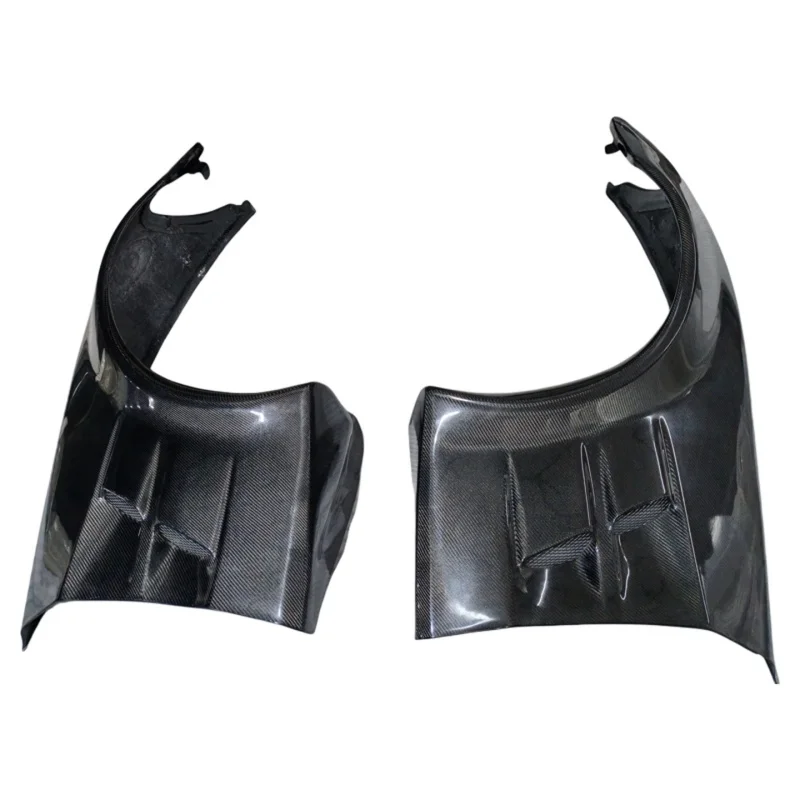 

For Chevrolet Corvette C6 2005-2013 convert carbon fiber front fender Eyebrow Protector Mudguard Sticker