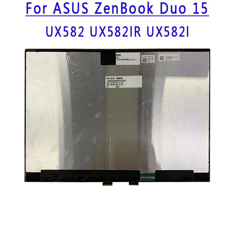 15.6 inch 3840x2160 4K UHD 40PINS EDP 60HZ OLED LCD Screen Assembly With Touch For ASUS ZenBook Pro Duo 15 UX582 UX582l UX582lr