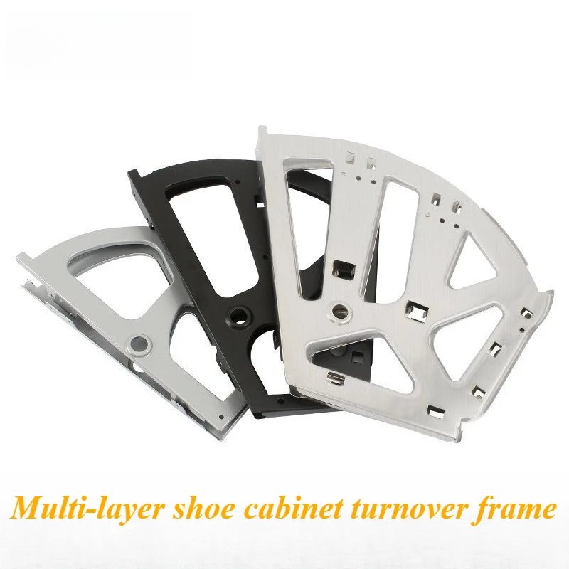 Shoes Drawer Cabinet Hinge Rack Stainless Steel Foldable Shelf Fitting Hardware Furniture Hinge