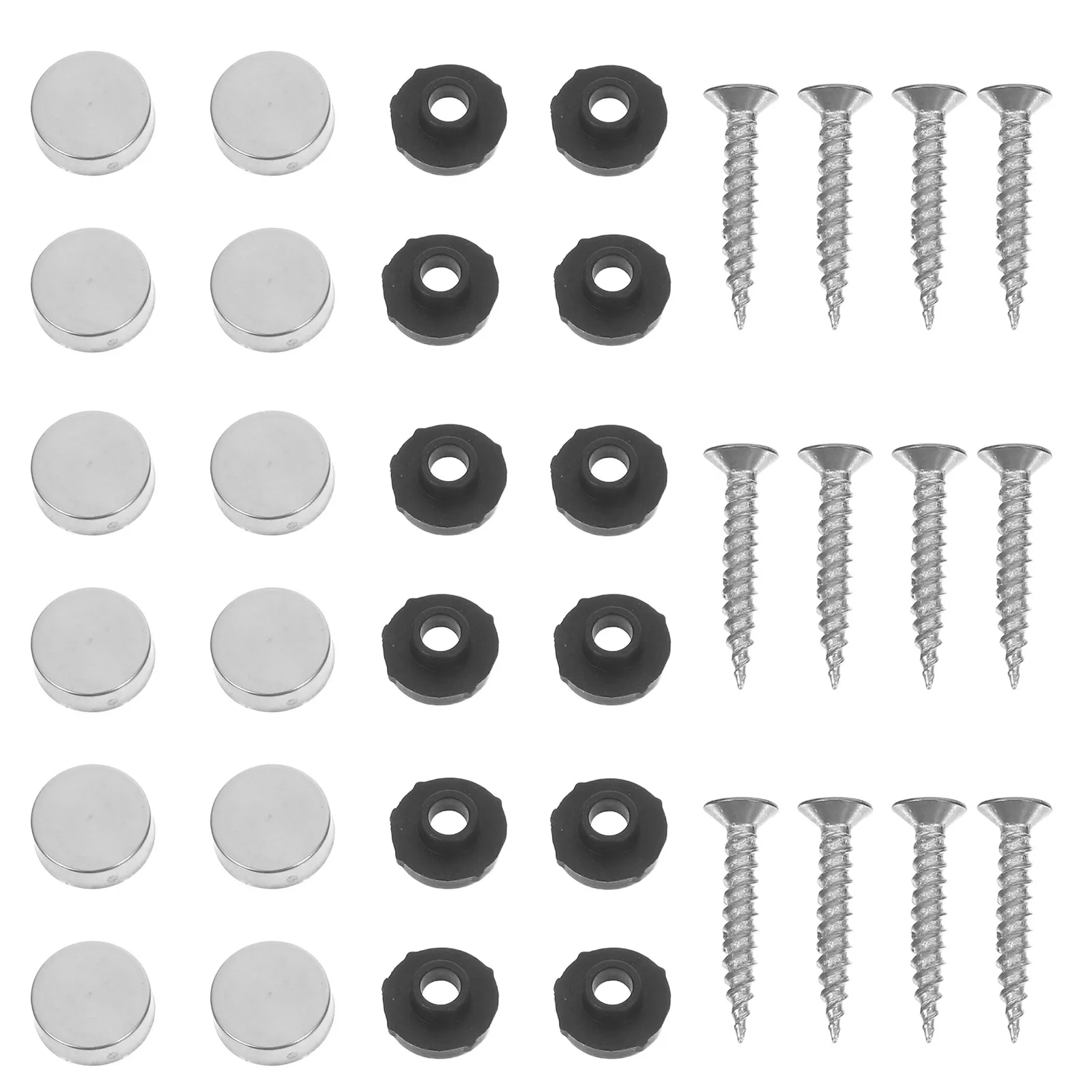 

100 шт. декоративных винтов-гвоздиков из нержавеющей стали для крепления зеркал, стеклянных панелей, мебели для ванных комнат, шкафов, рекламных вывесок