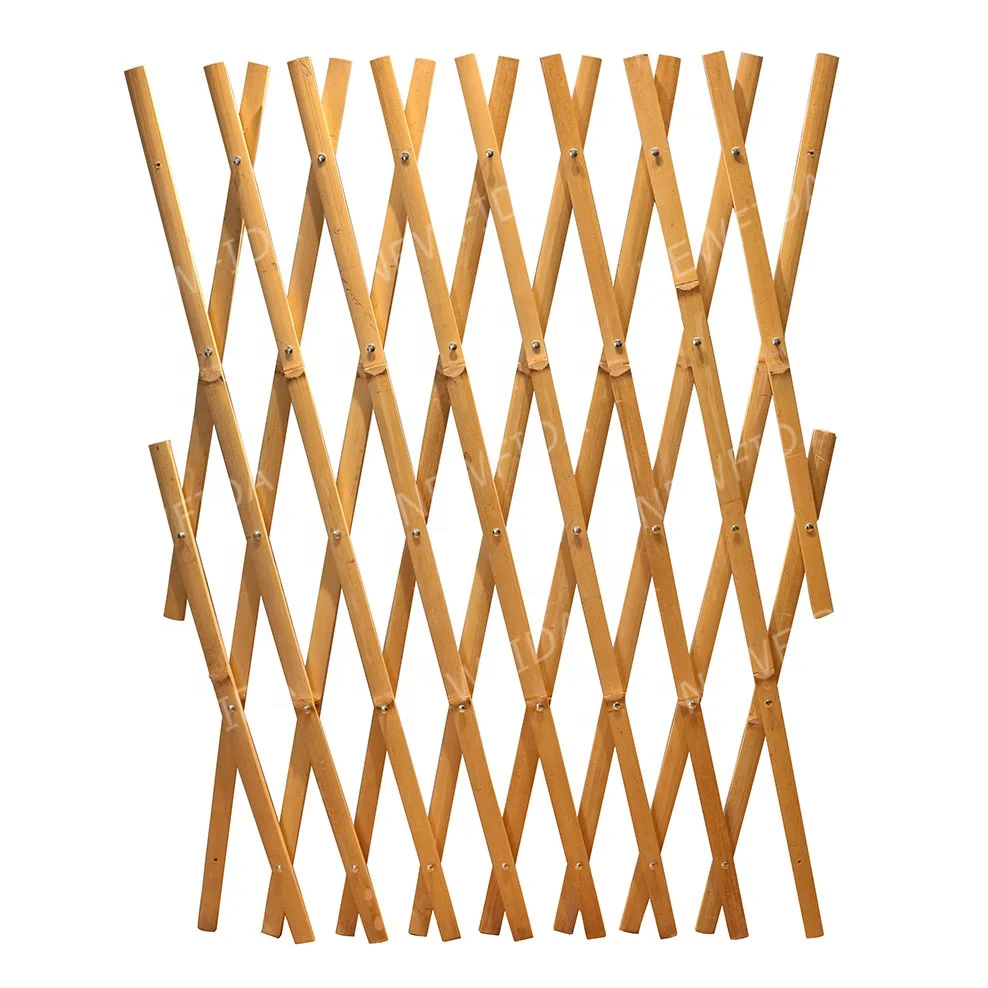 Handcrafted Large Natural Bamboo Trellis Fence Retractable Screen for Fencing Trellis & Gates