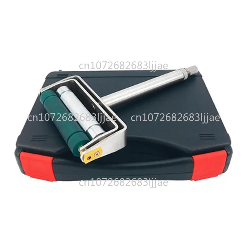 NEW Manual Ink Printing Film Applicator Ink Proofer Manual Color Wheel Metal Anilox Roller Rubber Roller Ink Sampler Tools