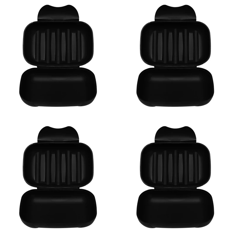 

2025 New-4X Soap Box In Abs Case Waterproof Portable Cases For Travel-Black