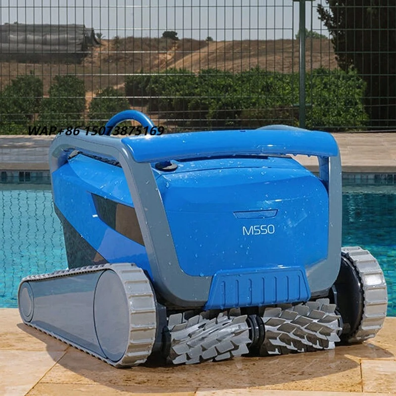 Dolphin M550 Fully Automatic Pool Bottom Cleaning Robot ABS Underwater Vacuum Cleaner Sewage Suction for Swimming Pool Cleaning