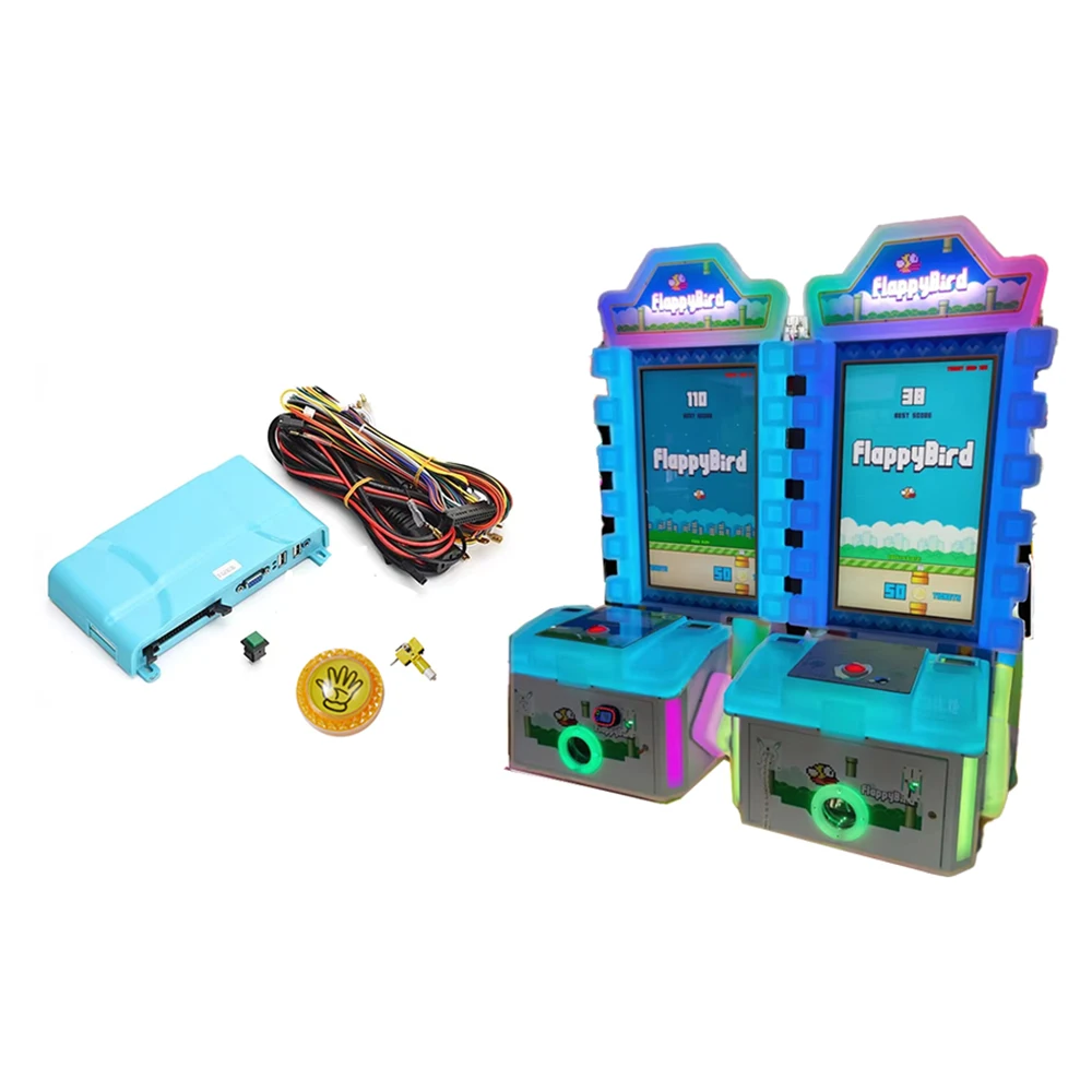 

Arcade Video Game Angry Birds Kit Flappy Bird Board With Palm Buttons Vertical Screen Simulator Machine