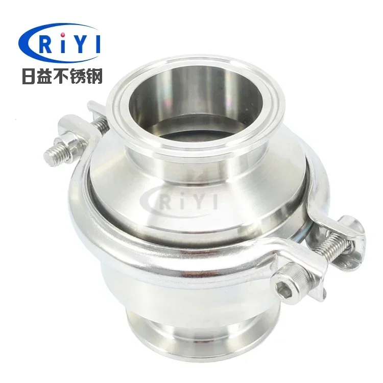 

304 food hygiene grade stainless steel quick install check valve, one-way valve, clamp type lifting check valve