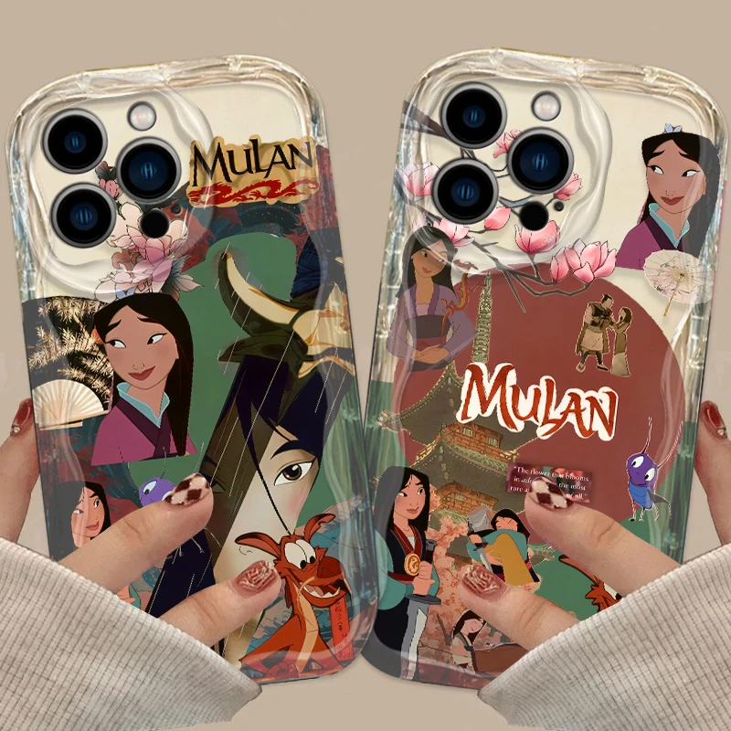 Heroine Hua Mulan For Apple iPhone 15 14 13 12 11 XS XR X Pro Max Plus Wave Oil Funda Cover Phone Case