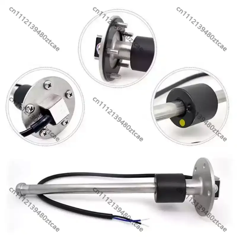 Water Level Gauge With Sensor For RV Yacht Water Tank Modification, 5-hole Mount Fuel Liquid Level Monitor