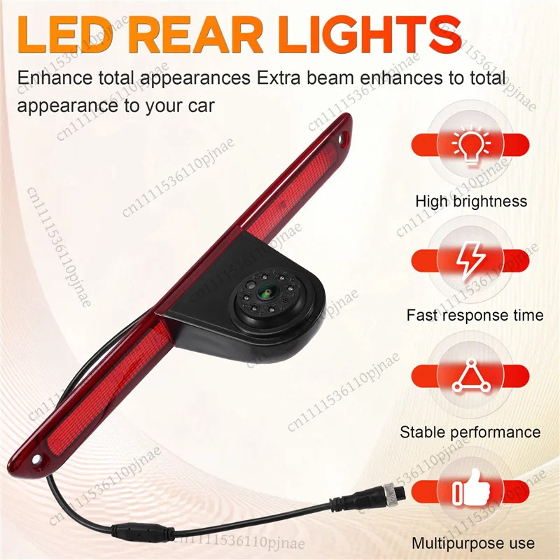 NEW-High 3Rd Brake Light Camera HD Night Vision Backup Camera For Sprinter W906 Crafter 2007-2019