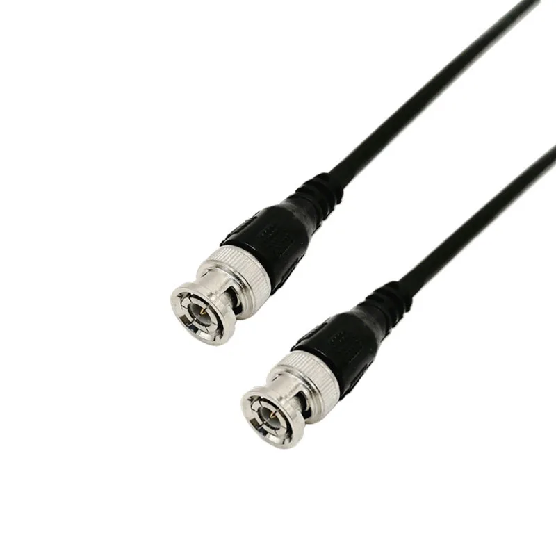 1PCS 0.5/1/2M BNC Head Coaxial Video Tie Jumper  Pure Copper Q9 Plug Coaxial HD Cable BNC Video Cable