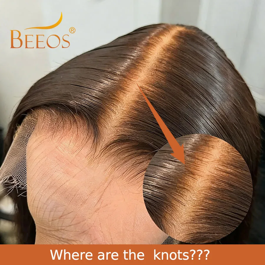 BEEOS Upgraded 2.0 Tiny Knots 13x6 Full Frontal HD Lace Wigs Skinlike HD Lace Bye Bye Knots 5x5 13x4 Water Wave Wigs For Women