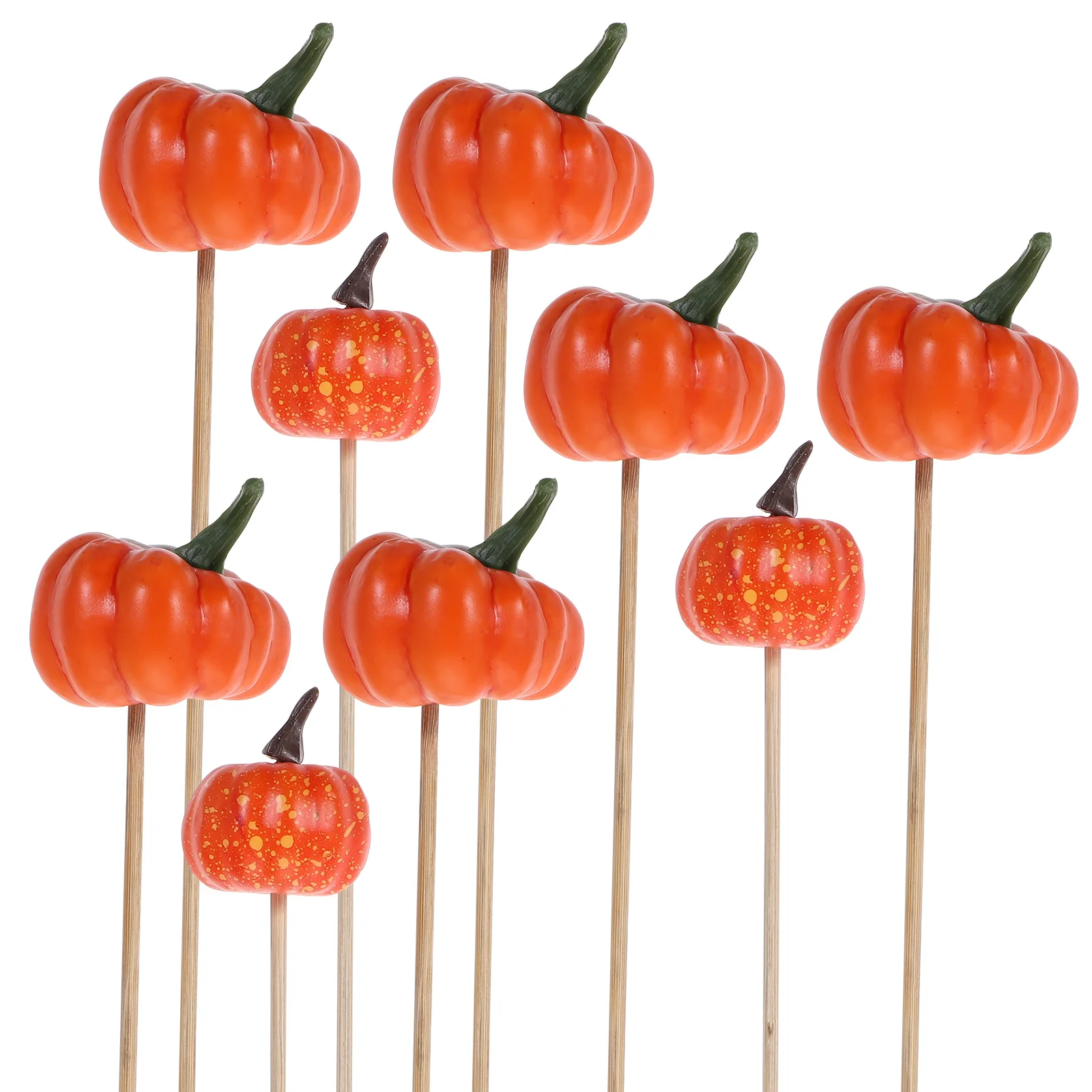 

Simulation Small Pumpkin Plug Halloween Bouquet Ornament Topper for Adornment Foam