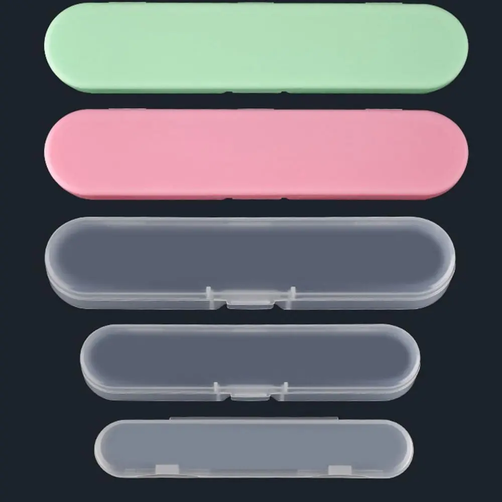 4pcs 10 Styles Nail Tool Storage Transparent Plastic Dustproof Box Multi-functional Portable Jewelry Pen Storage