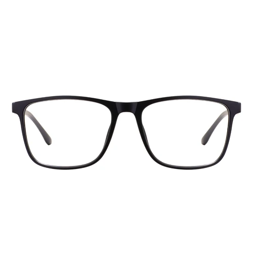 Imagen 2 del producto Gafas graduadas cuadradas ultraligeras TR90 para hombre, gafas ópticas rectangulares clásicas, lentes progresivas antiluz azul, primavera