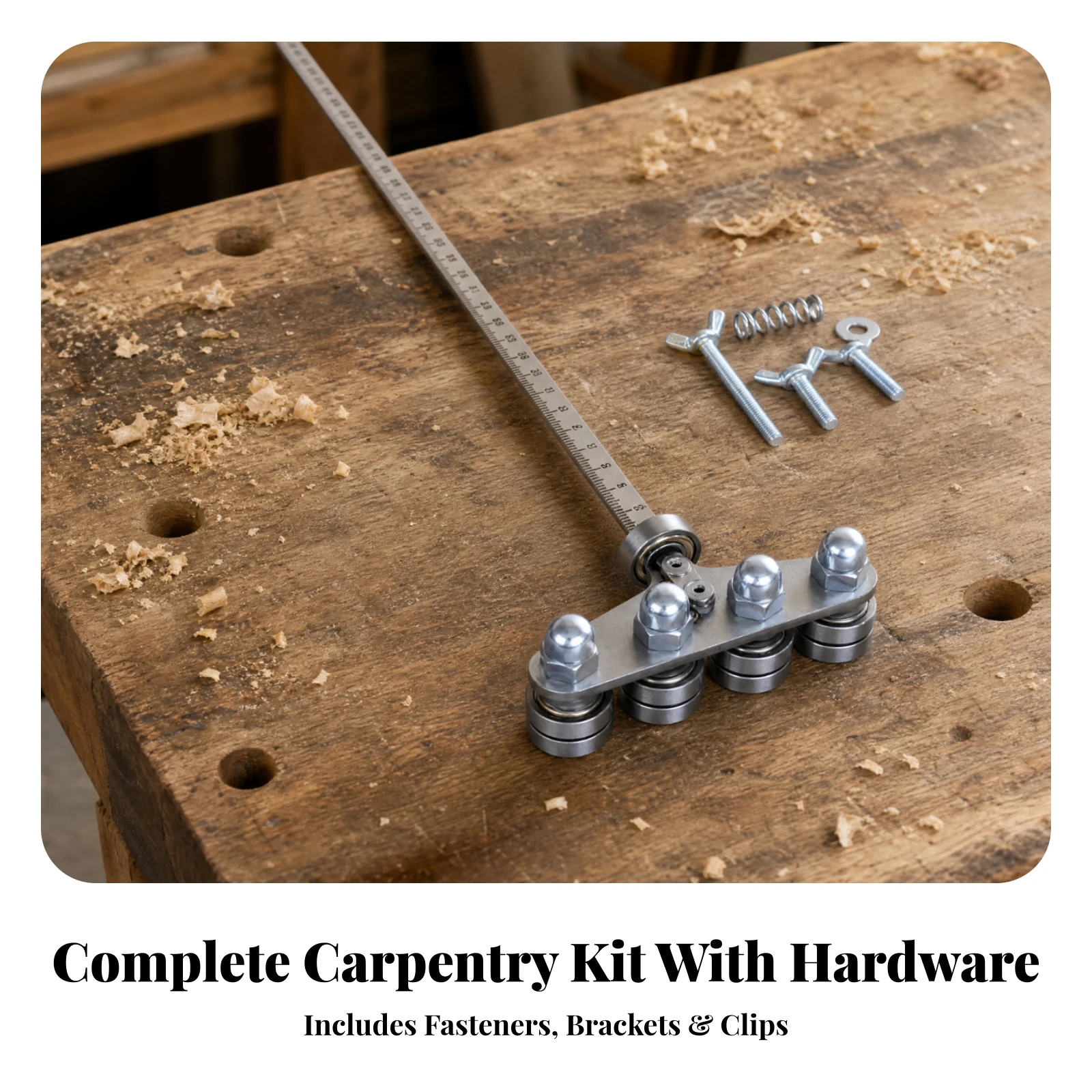 Straight Cut Guide Rail Preciso Woodworking Saw Guide with Roller Assembly Guía De Corte Lineal Para Sierra Circular Heavy Duty