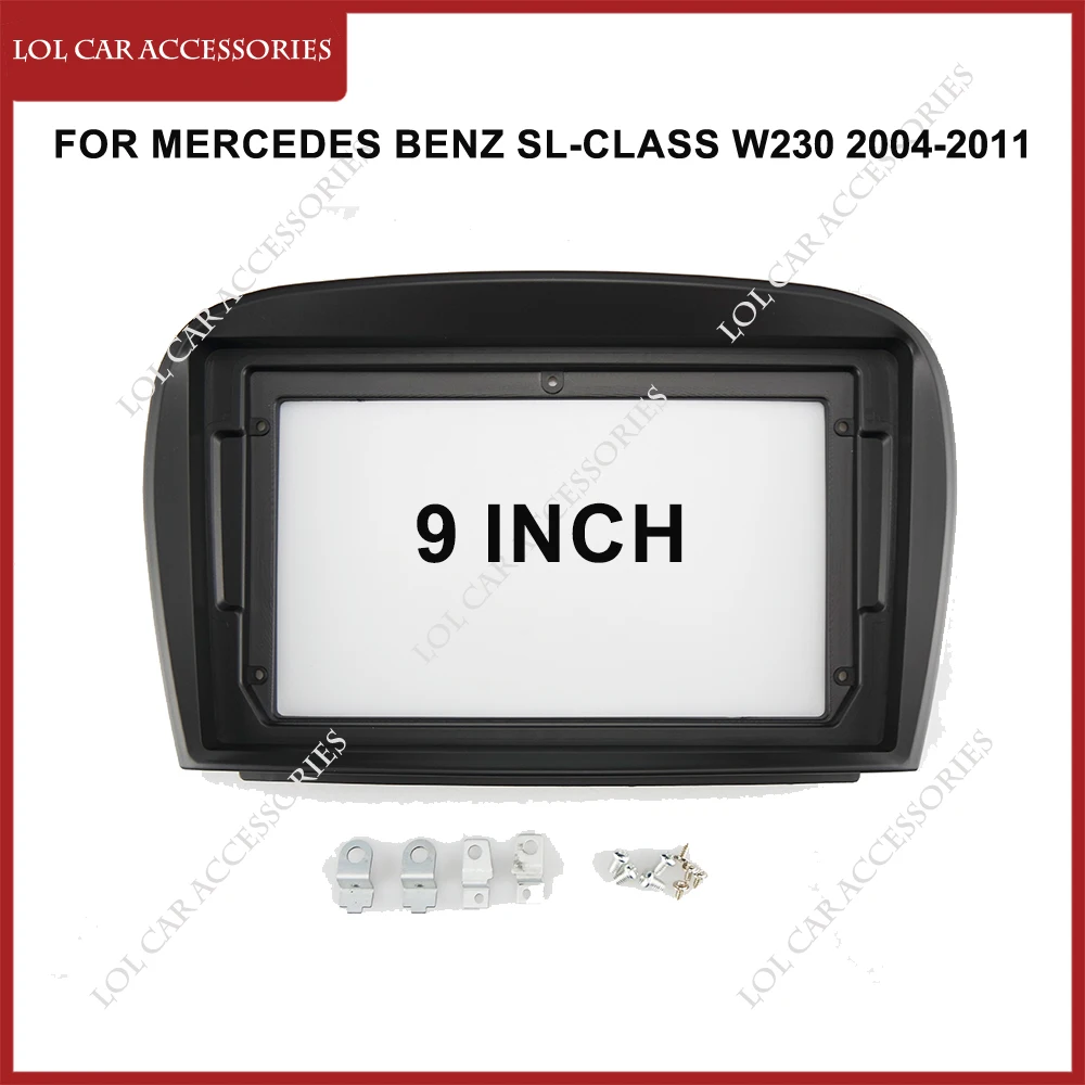 

Автомобильная магнитола 9 дюймов для Mercedes BENZ SL-CLASS W230 2004-2011, Android, стерео, GPS, MP5, корпус проигрывателя, 2 Din, головное устройство Fascia