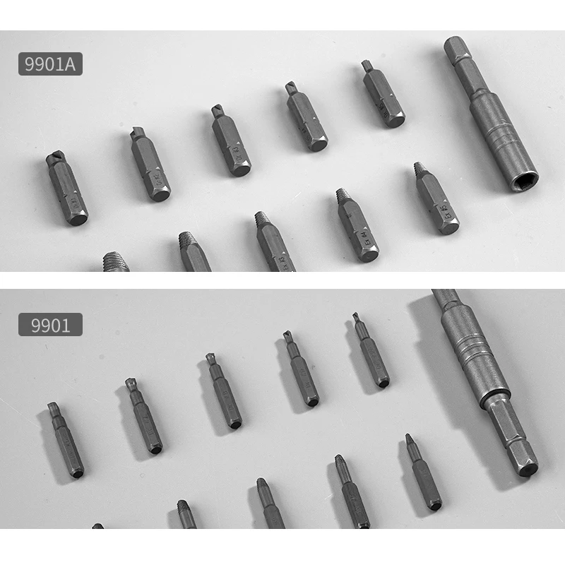 Damaged Screw Extractor Drill Bit Extractor Drill Set Broken Bolt Removal Kit for Rusty Screw Nuts Nail Bolts Mini Repair Tool