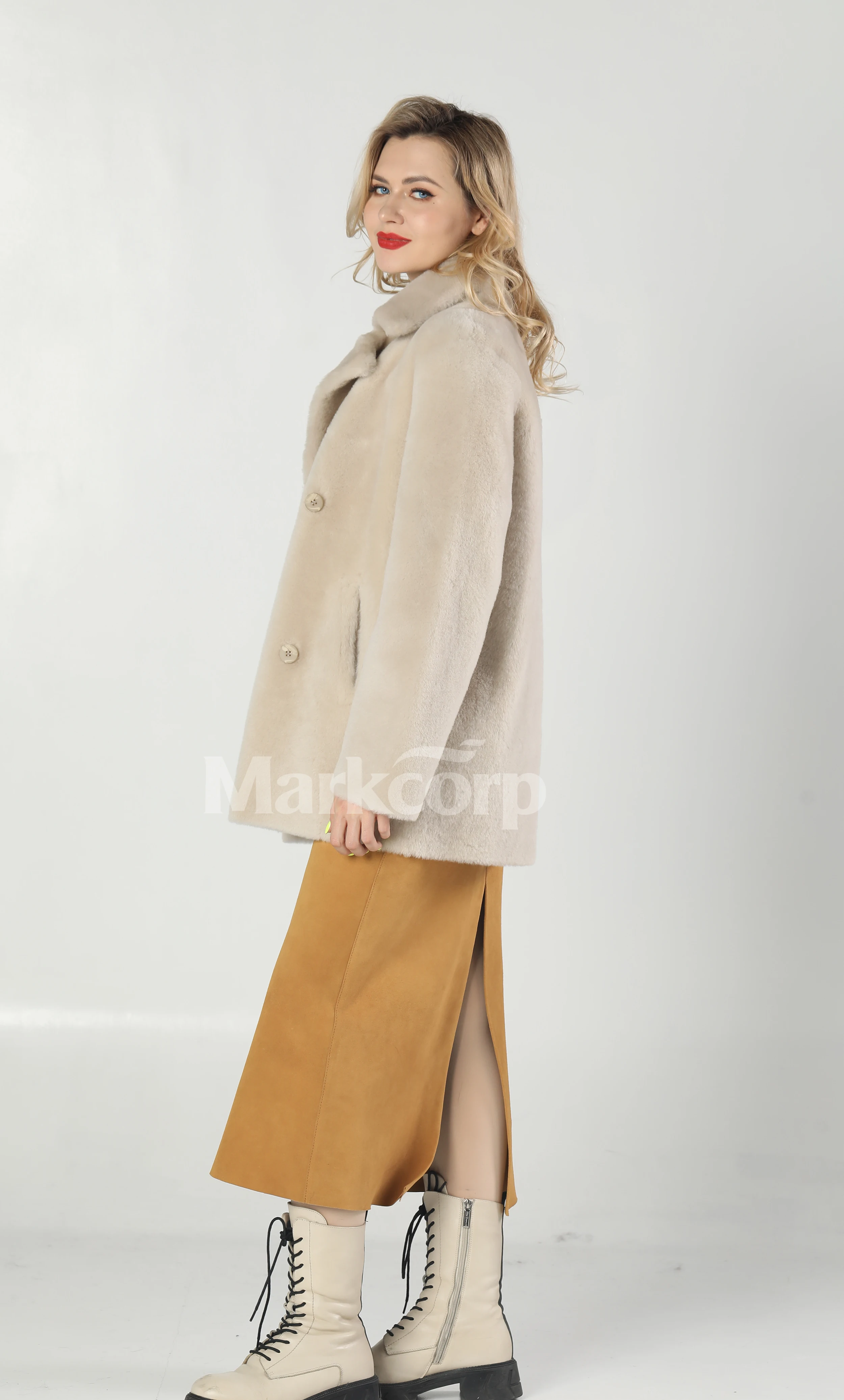 【Markcorp】ميرينو فرو خروف حقيقي من الفرو العتيق العصري