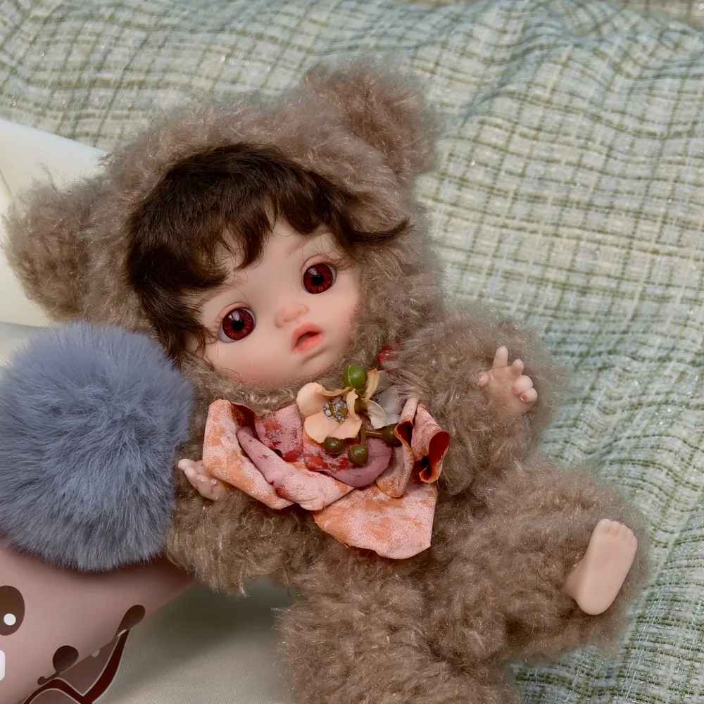 10インチ クローバレイ リアルなビニール製ドール リボーンドール ブラウンベアドール オリジナル 高彩度 手作り 本物そっくり 3Dスキン キッズトイ