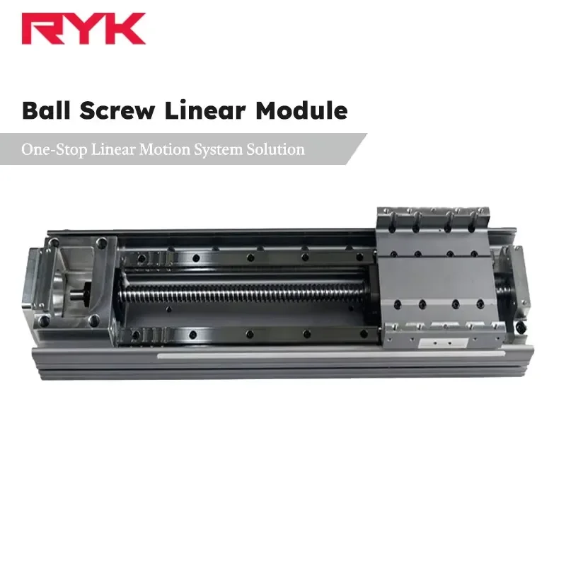 RY60 Heavy Load Semi-Enclosed Linear Stage Ball Screw Bearing Linear Guide Rail Two Axis High Precision CNC Sliding Table
