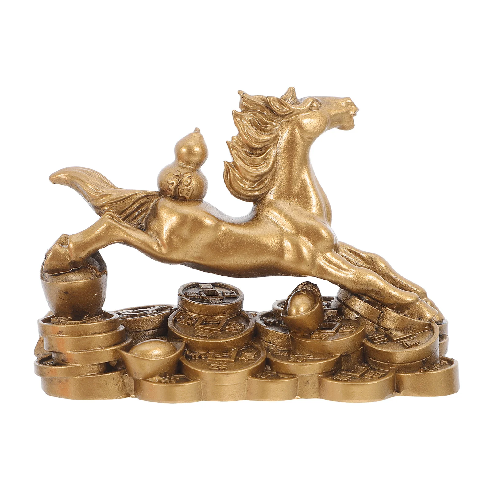 

Horse Resin Elegant Design Symbolizing Success Small Animal Sculpture For Home Office Desk Bookshelf Wine Cabinet Decor Living