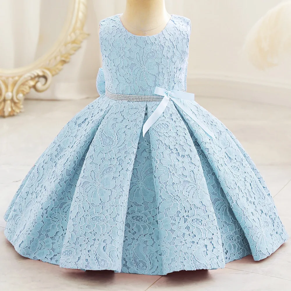 

Children's Clothing Lace Casual Girls Dresses Kids Clothes Party Flower Girl Princess Dress Fashion Show Costumes Baby Summer
