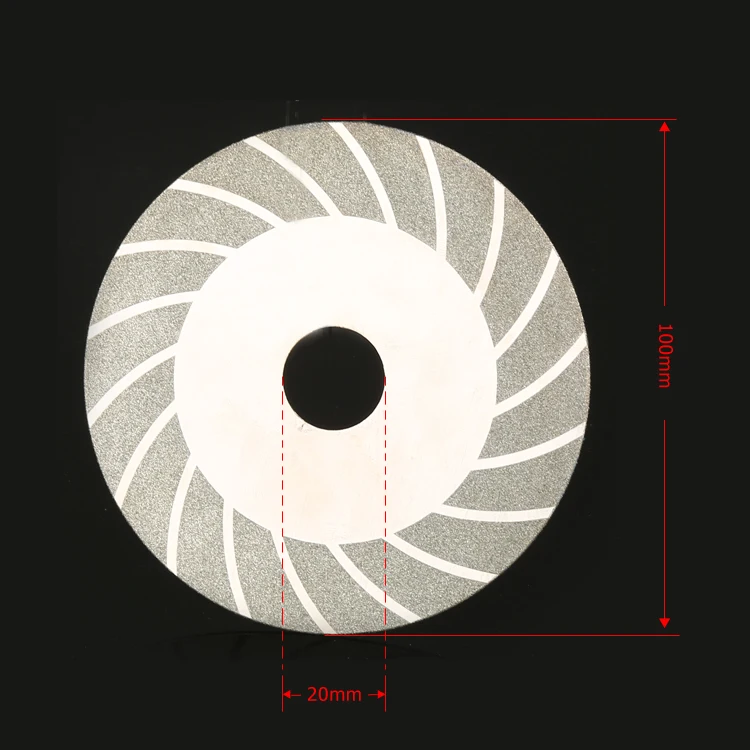 Piringan Gerinda roda pemotong berlian, 2 buah 100mm/4 inci baja karbon piringan gergaji untuk kaca logam alat putar Aksesori Dremel