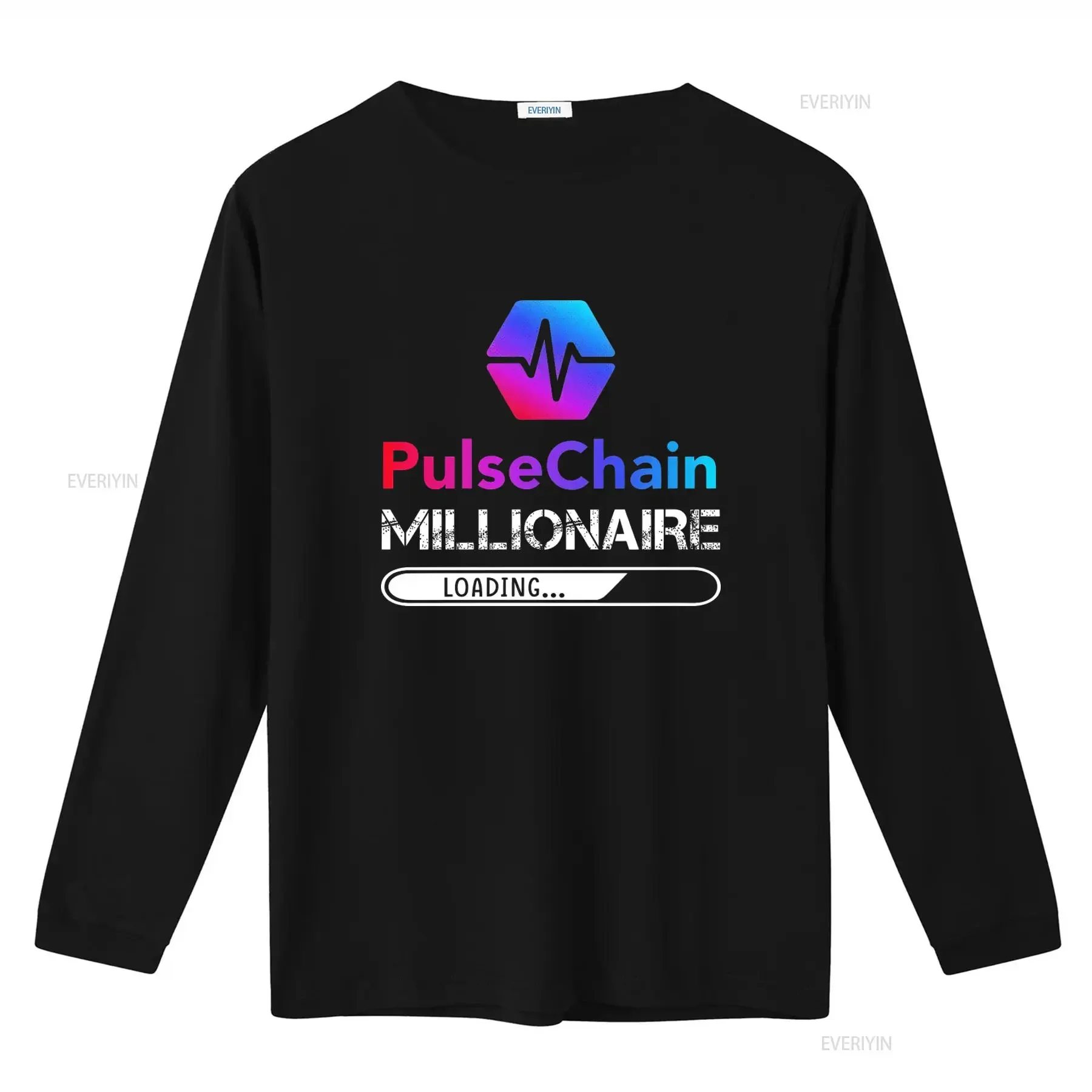 Pulsechain Crypto Millionaire T Shirt Hex Cryptocurrency Staker Design Trendy Pls Toke Print vintage Washed Unisex fashion