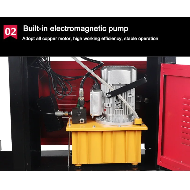 

DHY-200 3-In-1 Processing Machine Cutter Combined Busbar Hydraulic Pressure Punch Hole Tools Bending Equipment 110 / 220 V