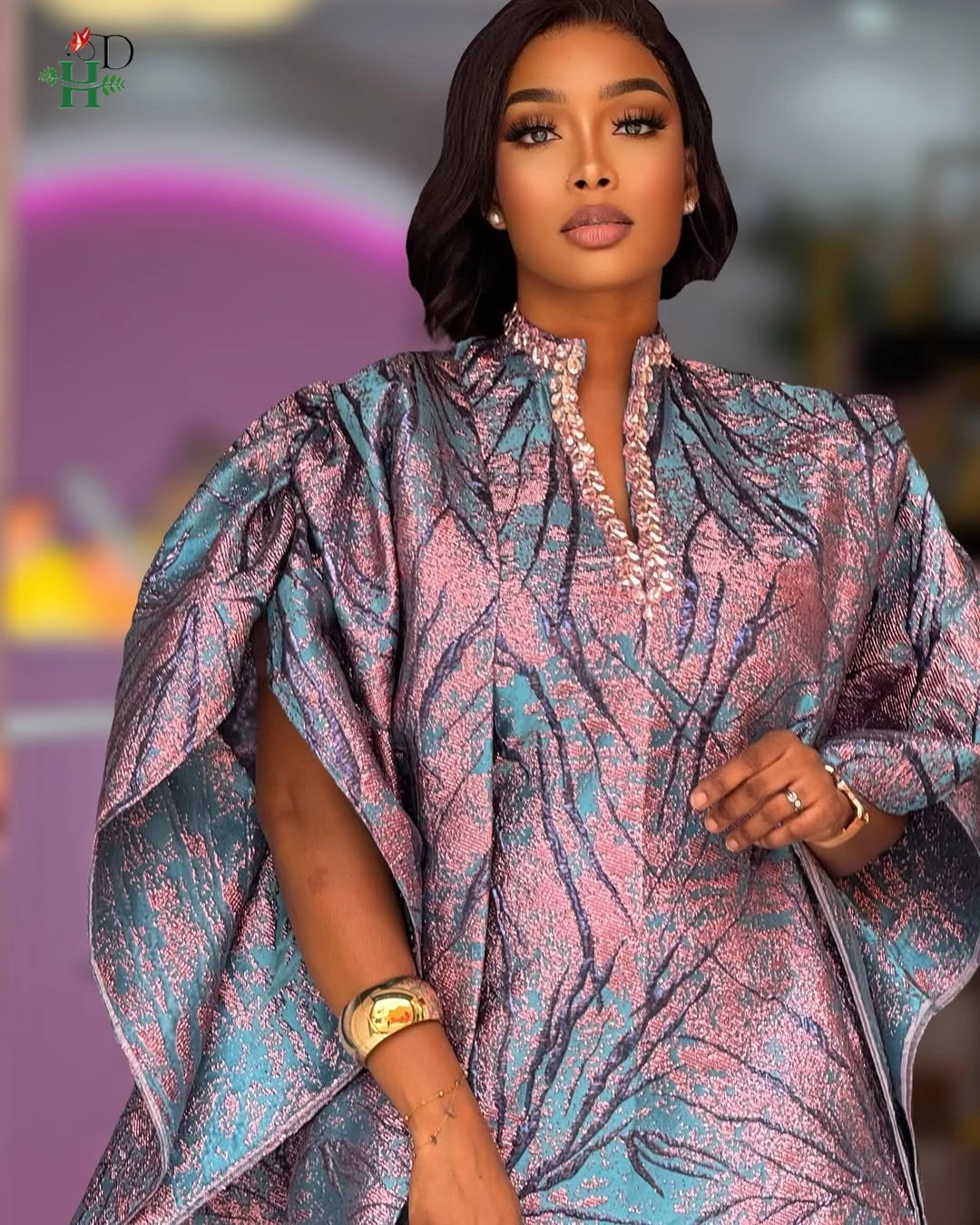 2025 Nuovi vestiti africani per le donne Abito caftano Abito da festa di moda Abito estivo vintage Abiti casual Abito musulmano BouBou