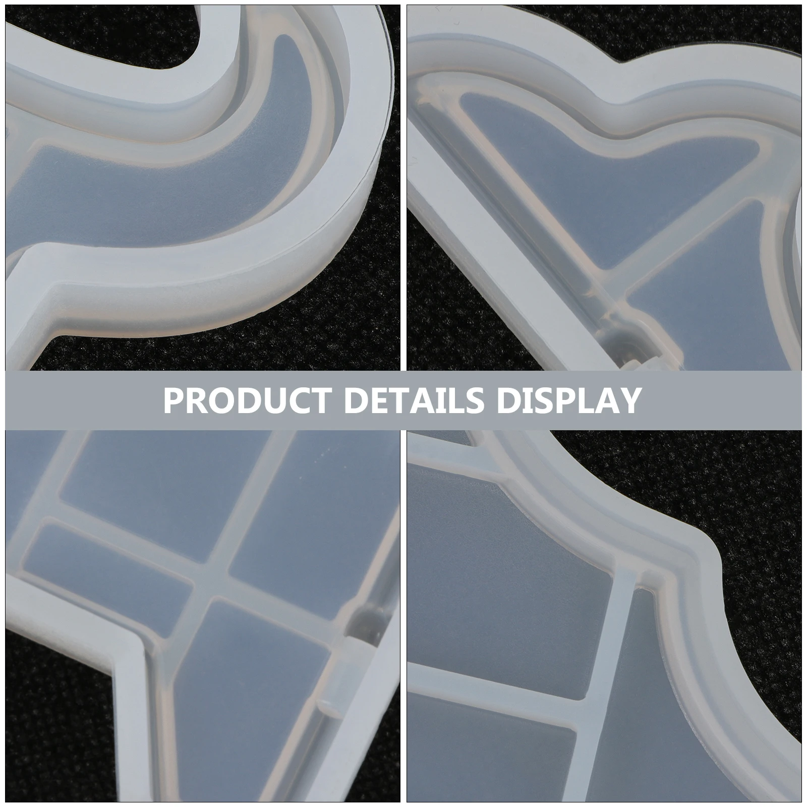 

2pcs Jewelry Display Rack Mold Silicone Storage Rack Mold Flexible Easy Plate St Storage Craft Gifts