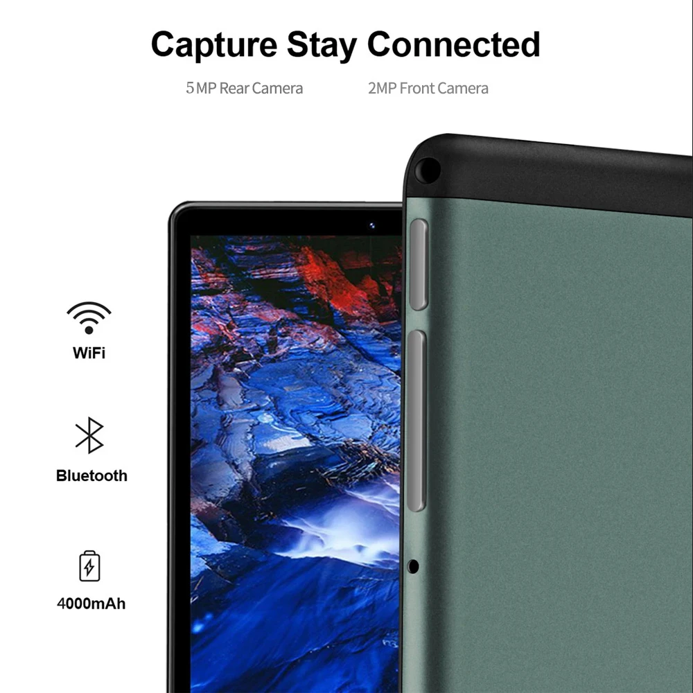 BDF 8-calowy mały tablet Rozdzielczość 1280 * 800 Ips 4 GB RAM + 64 GB ROM System Android 9.0 4000 mAh Bateria WIFI + sieć 3G