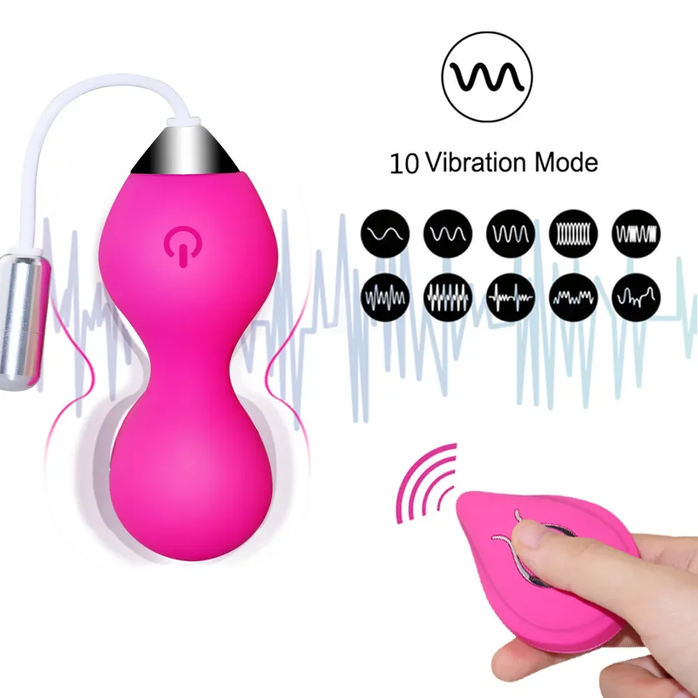 Vibrador de Bolas Vaginais Femininas, Estimular Brinquedos Sexuais, Apertar Exercício, Bolas Chinesas de Kegel, Ovos de Amor, Ben Wa, Bolas de Gueixa, Treinamento