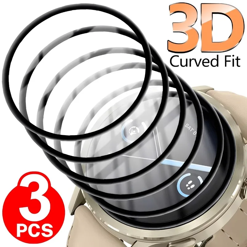 

3-1PCS for OPPO Watch X3 Flexible Screen Protectors Anti-scratch HD Clear Case Friendly Protective Films for OPPO Watch X3