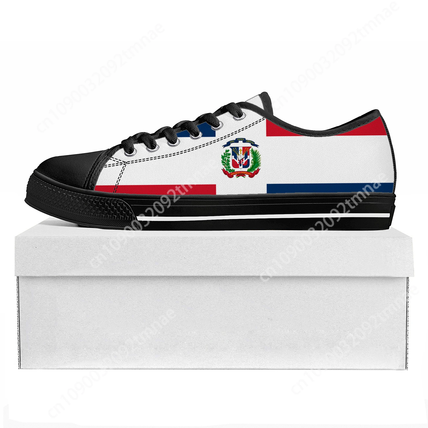 

Dominican Republic Flag Low Top High Quality Sneakers Mens Womens Teenager Canvas Sneaker Prode Casual Couple Shoes Custom Shoe