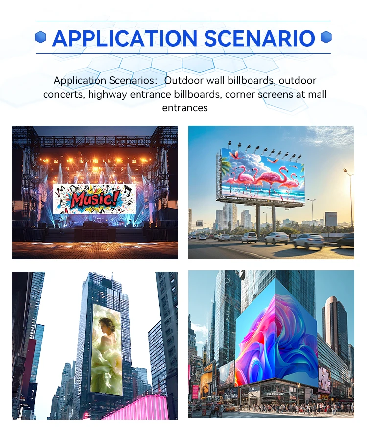 Obrázek 6: Colorworld outdoorové komerční LED billboard plný barva hd vysoký jas outdoorové LED displej obrazovka pro autostráda billboard