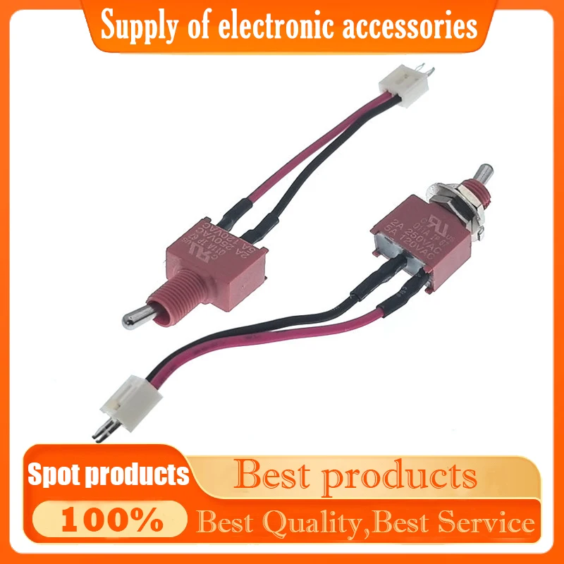 Shaking switch with 2 buttons for 2-speed control. Q11A, IP67 waterproof with wired connection, 2A, 250V.