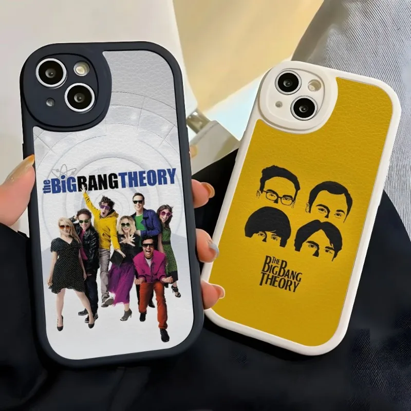 The Big Bang Theory TBBT Phone Case For Iphone 14 Pro Max 13 12 11 Mini X Xr Xs 8 7 Puls Lambskin Silicone Cover