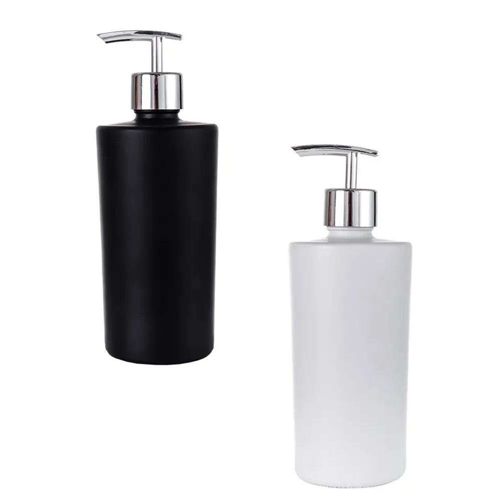 2Pcs Refillable Lotion Sub Container Pressing Dispenser Bottle Compact Lightweight Secure for Travel Home Gym Liquid Storage