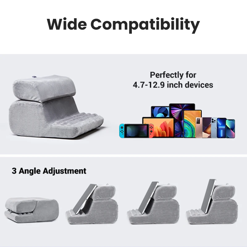 UGREEN Supporto Metallo Per Tablet Fino A 12,9 Pollici – Braccio Lungo Regolabile Per IPad, Galaxy Tab, IPhone