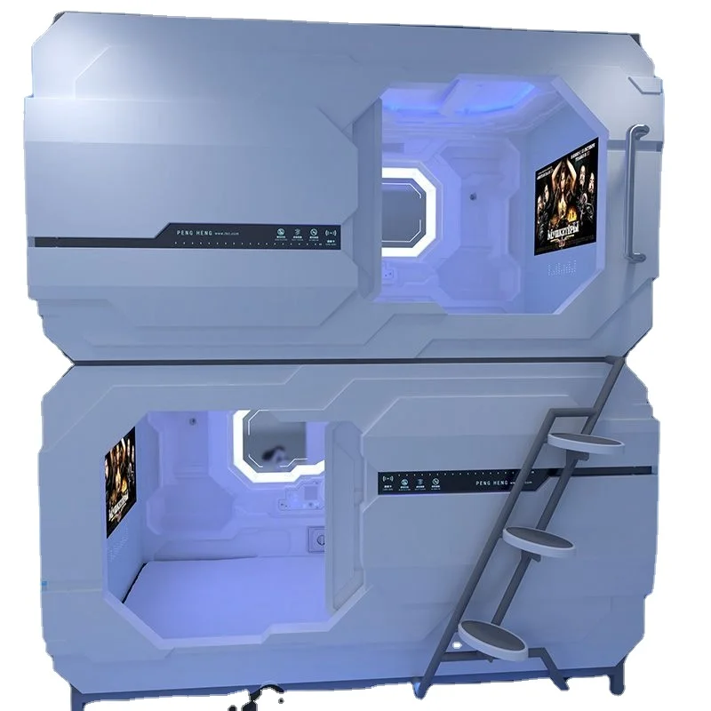 Customized Space Double Capsule Hostel Beds Capsule Bunk Bed Sleeping Pods
