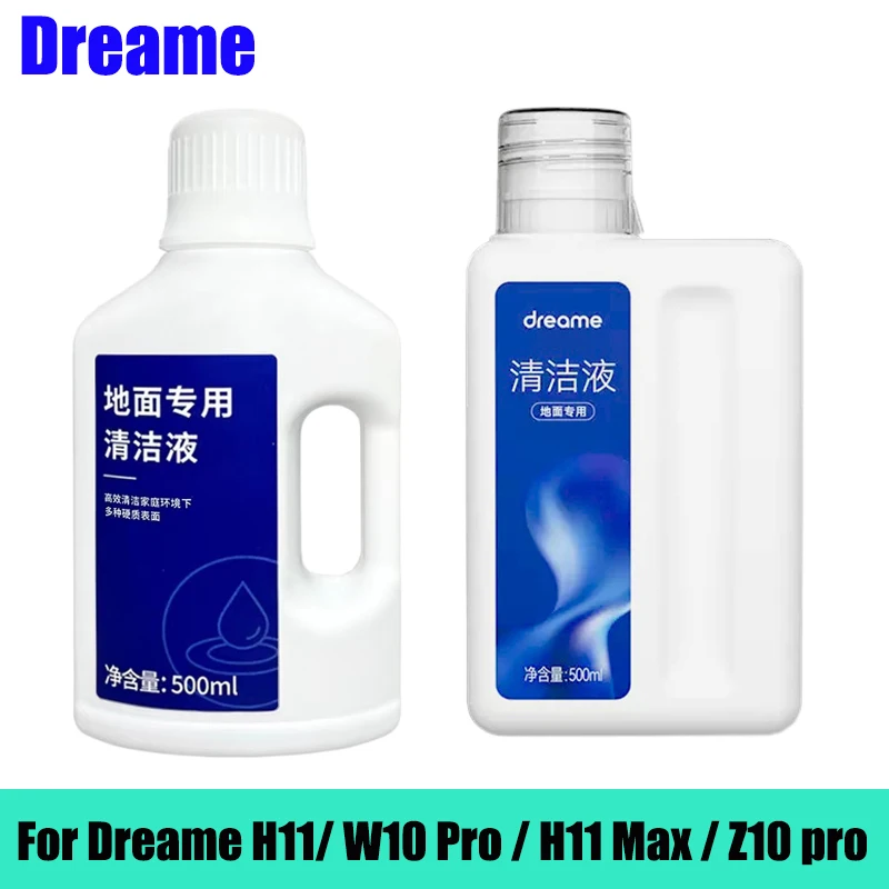 For Dreame H11/ W10 Pro / H11 Max Cleaning Fluid Vacuum Cleaner Spare Parts for Dreame W10 Cleaner Accessories（500ml)