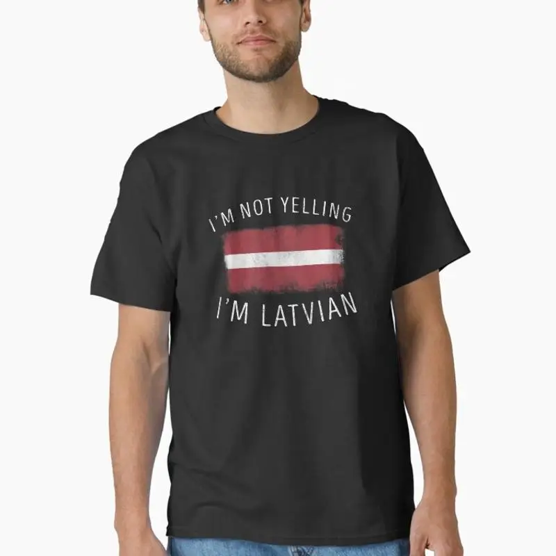 Im Not Yelling Im Latvian Latvia Pride Design Classic T-Shirt
