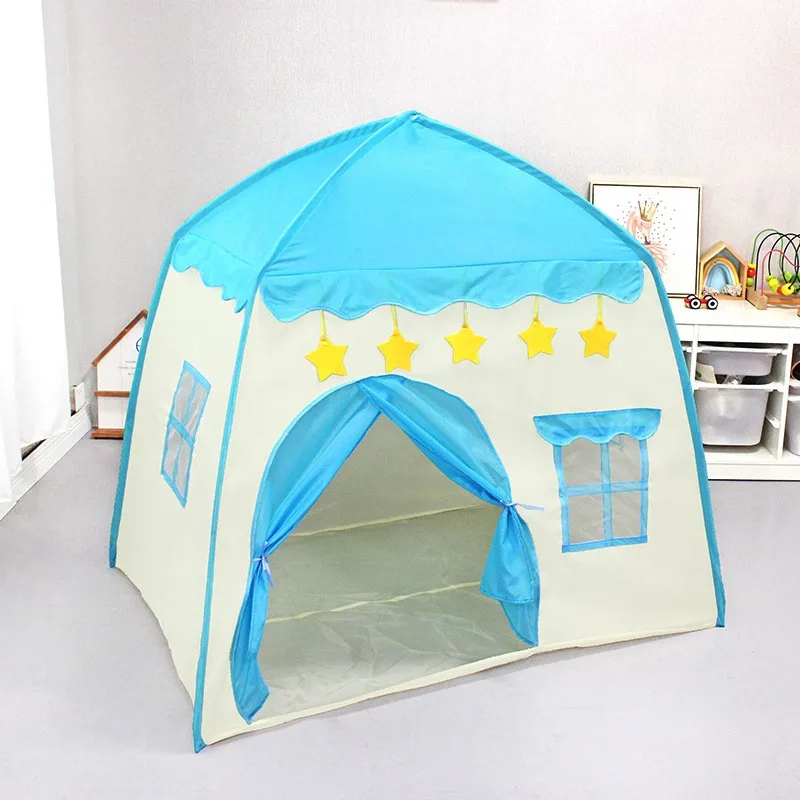 Kinder Strandzelt Spielhaus Kleines Blumenhaus Princ Castle Indoor Outdoor Zelt Grenzüberschreitendes Spielzeug für Kinder Metallspielzeug