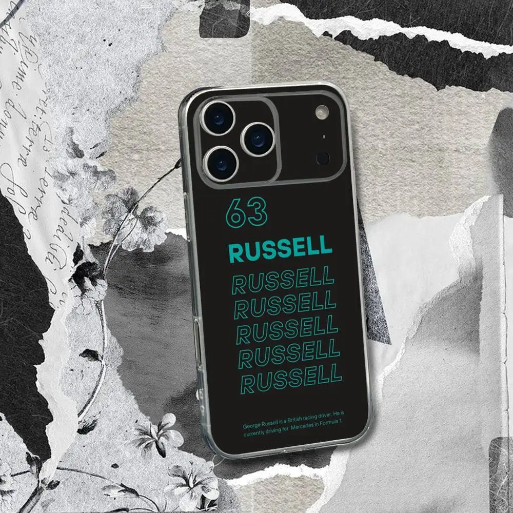 حافظة هاتف F1 Formula 1 رقم 66 لهاتف iPhone 17,16,15,14,13,12,11 Pro,Max,Plus,X,XS,XR,SE4,E غطاء ناعم شفاف صغير