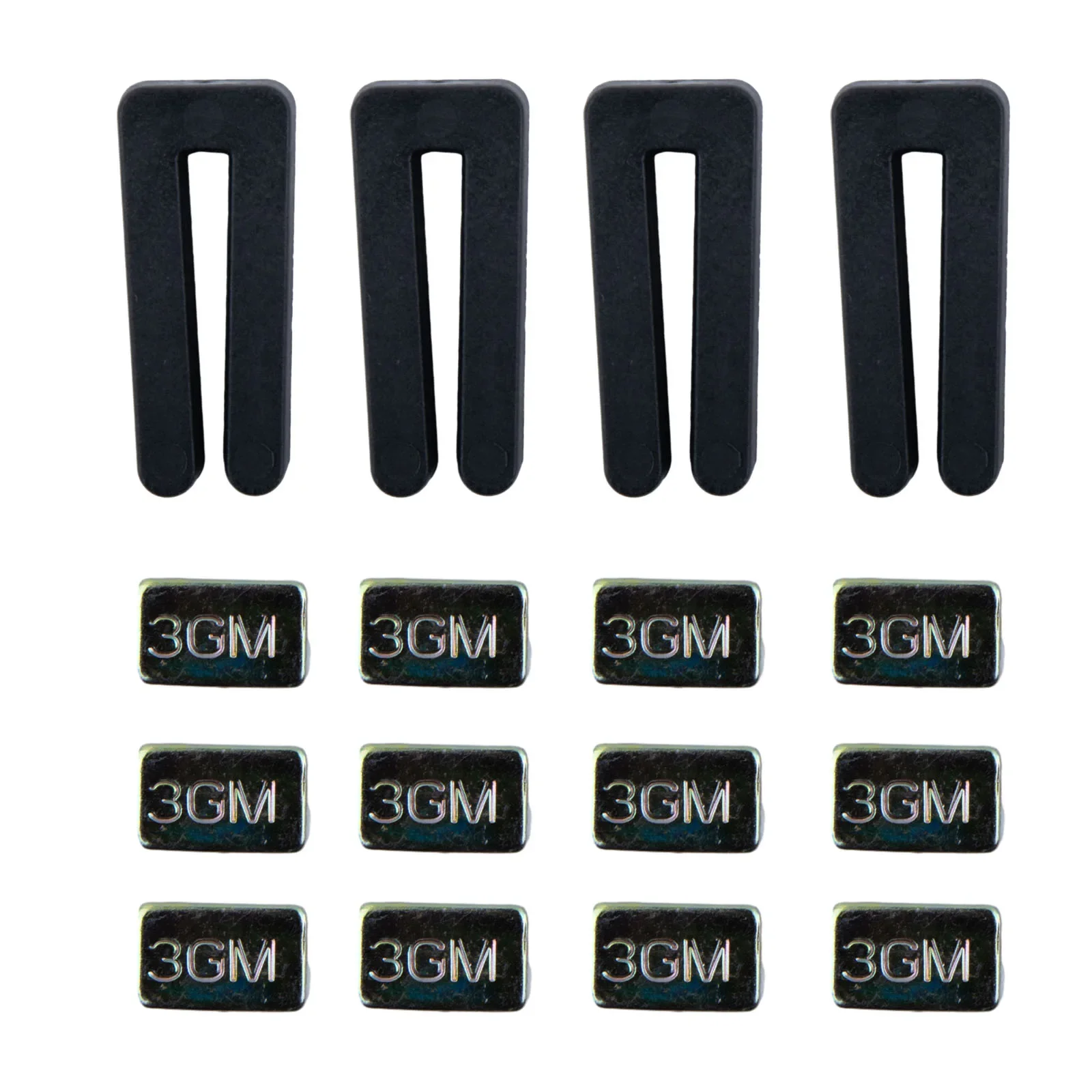 High Quality Fan Blade Balancing Kit 4 Sets 42*18*7mm Balancing Clips Balancing Kit Ceiling Fan Blade Gold Blocks