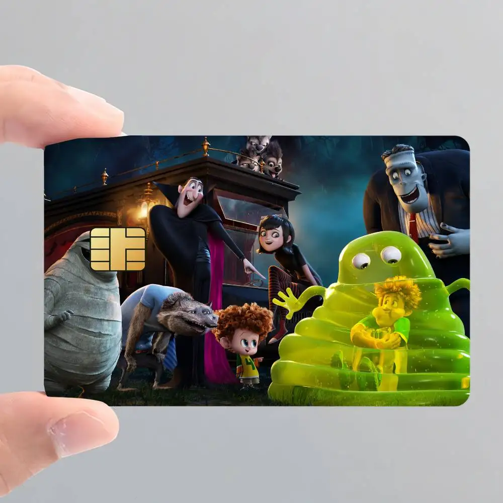 Hotel T-Transylvania Hot Sale Decor Exquisite Card Sticker for Debit Credit Bank Cards Skin Cover Gift Student