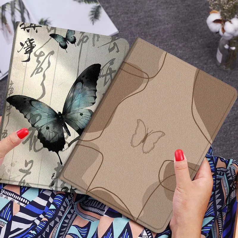 

Abstract Butterfly Art Design Tablet Case For Lenovo Xiaoxin Legion Pad Tab Pro GT Y700 Gen4 2 11 P11 M10 K10 3rd Plus Gen Gift