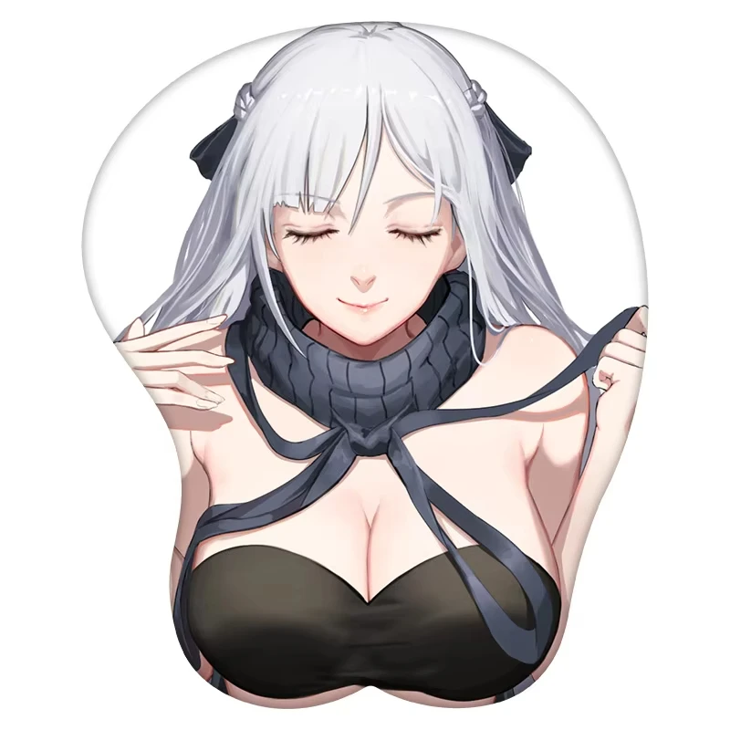 AK-12 Girls' Frontline 3D Mouse Pad Anime Mousepad Wrist Rest Silicone Sexy Creative Gaming Mat Gift